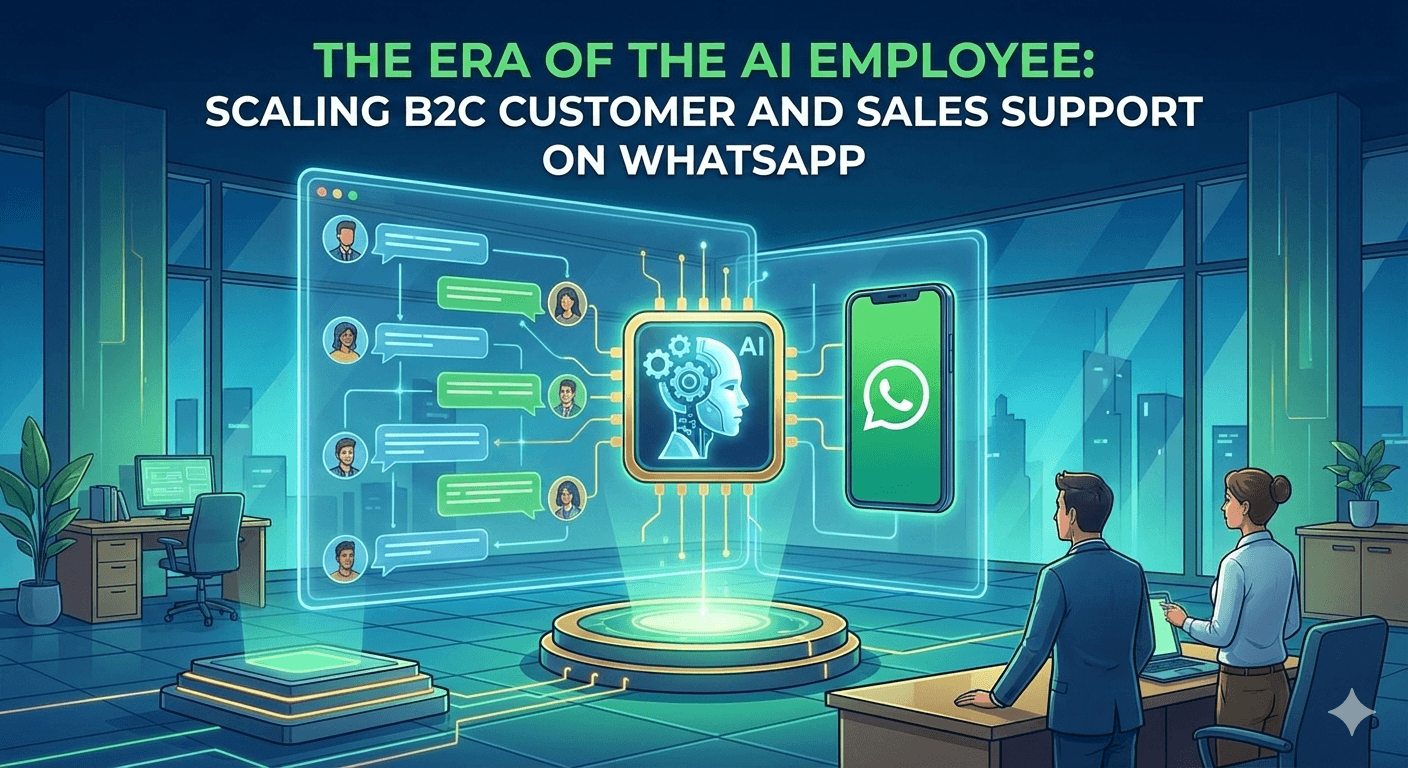 The Era of the AI Employee: Scaling B2C  Customer and Sales Support on WhatsApp