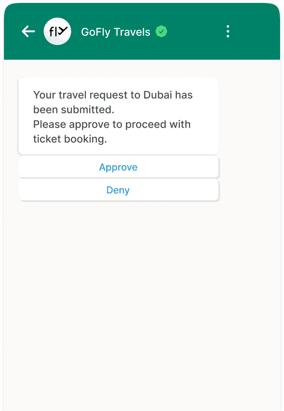 Approval UI